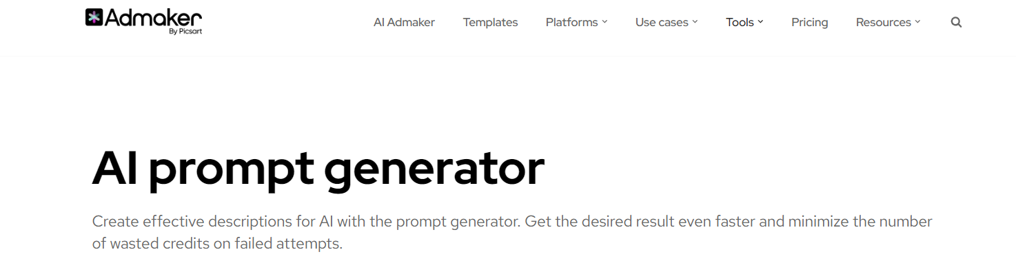 Online Ad Maker's Prompt Generator 