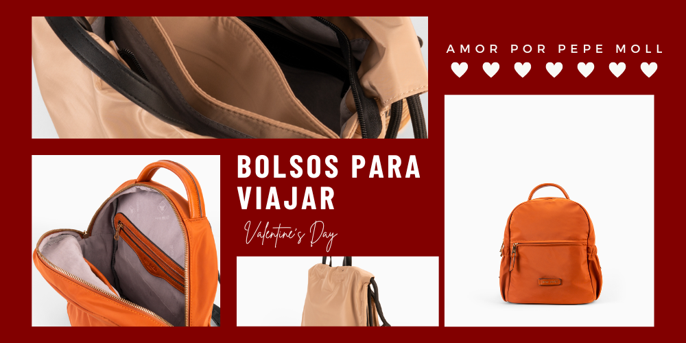 Ideas de regalo para San Valentín. Mochilas Pepe Moll