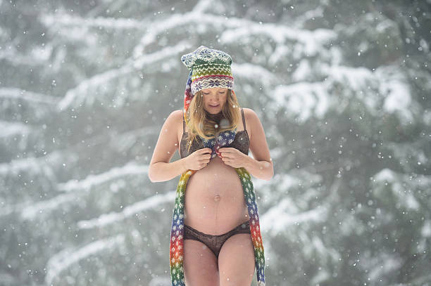 pregnant ice bath