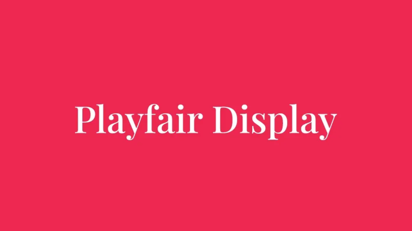 playfair display youtube thumbnail fonts