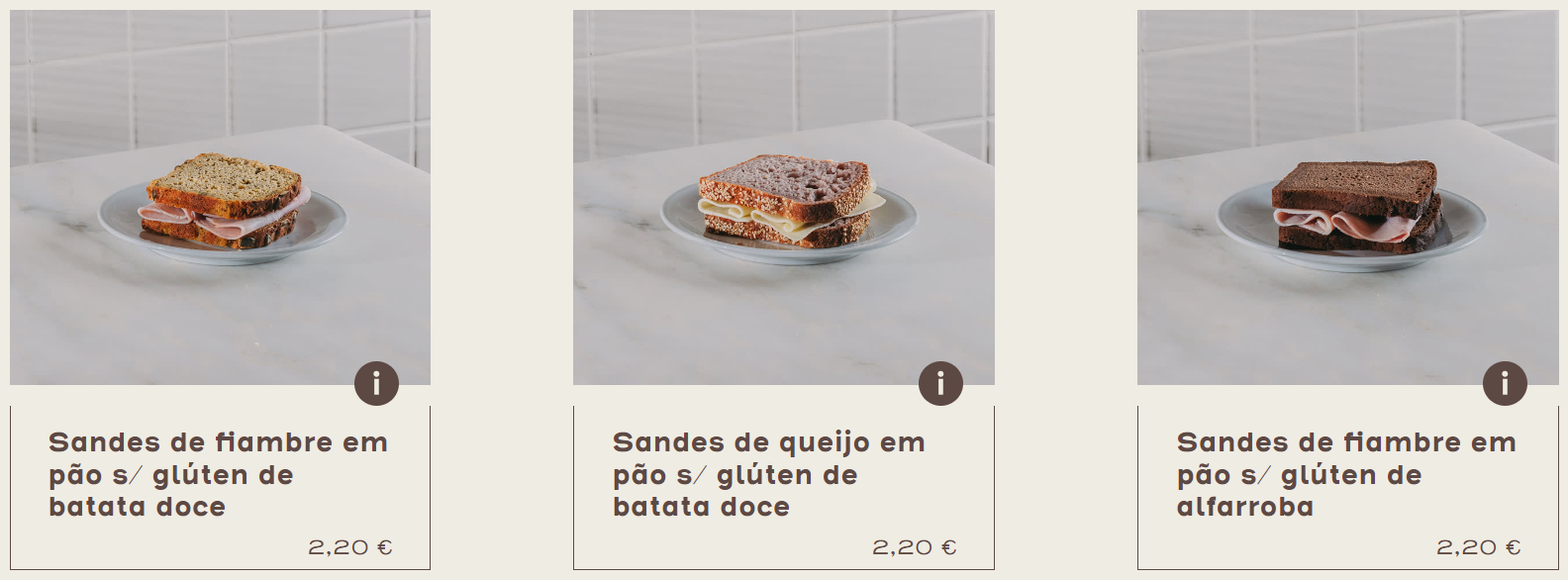 Tipos de sandes - A padaria Portuguesa