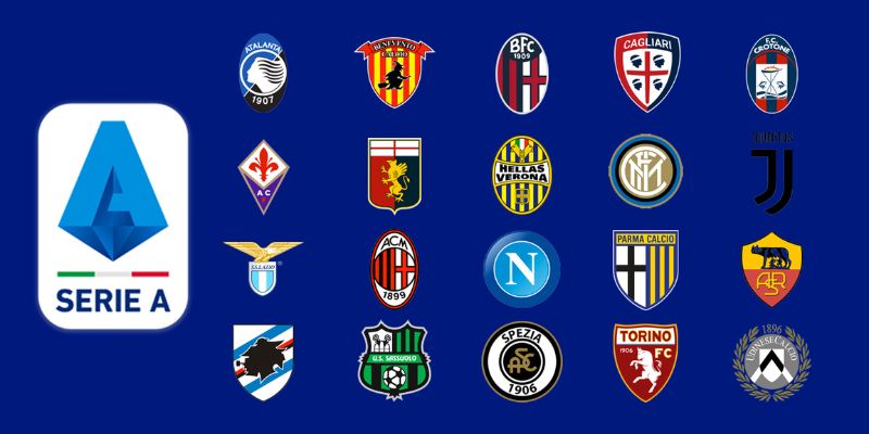 các đội tham gia thi đấu serie A