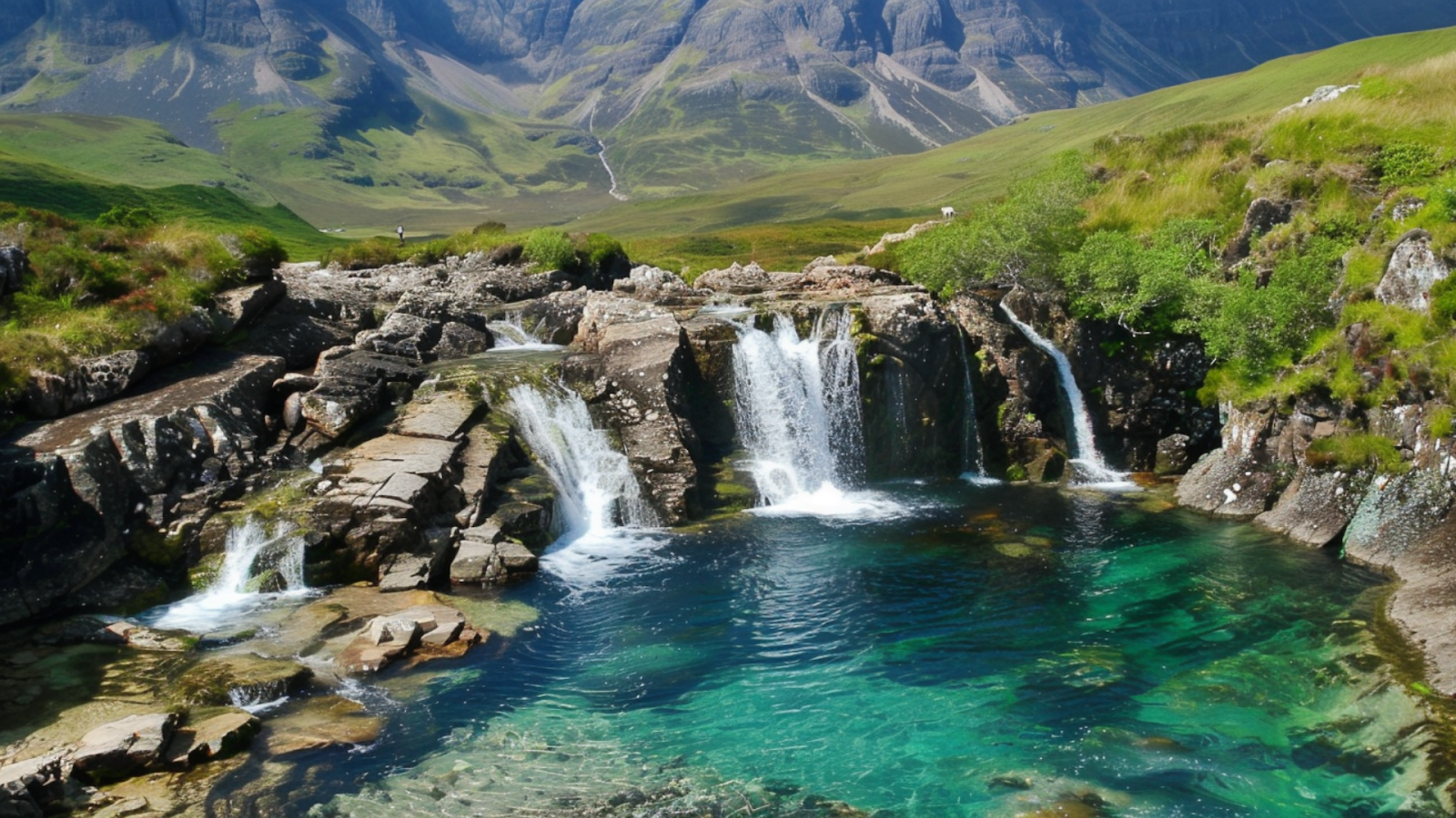 The Fairy Pools in Isle of Skye, Scotland