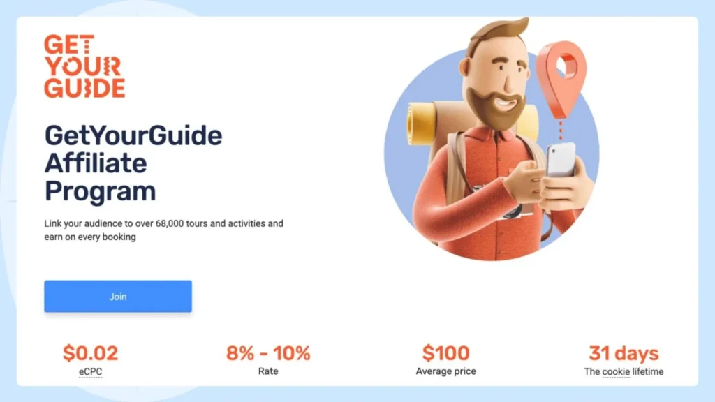 Travel Affiliate Program: Join GetYourGuide Affiliate Program to promote in 2024