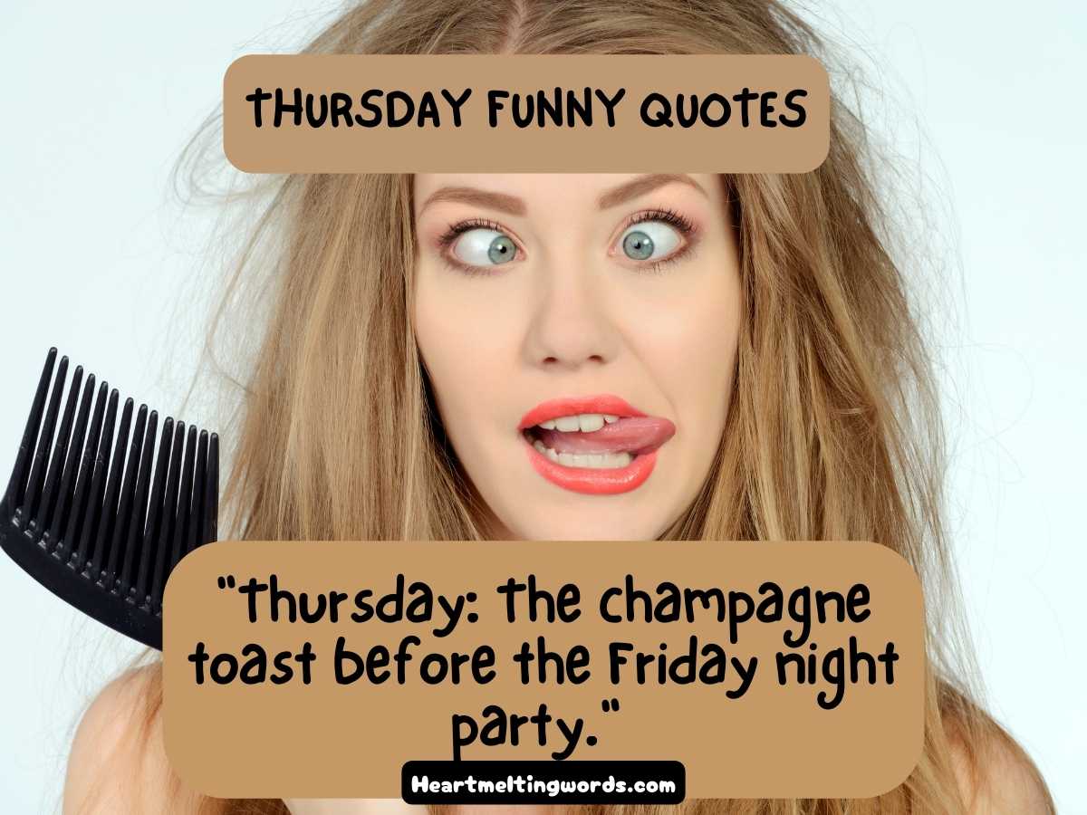 Thursday morning quotes funny