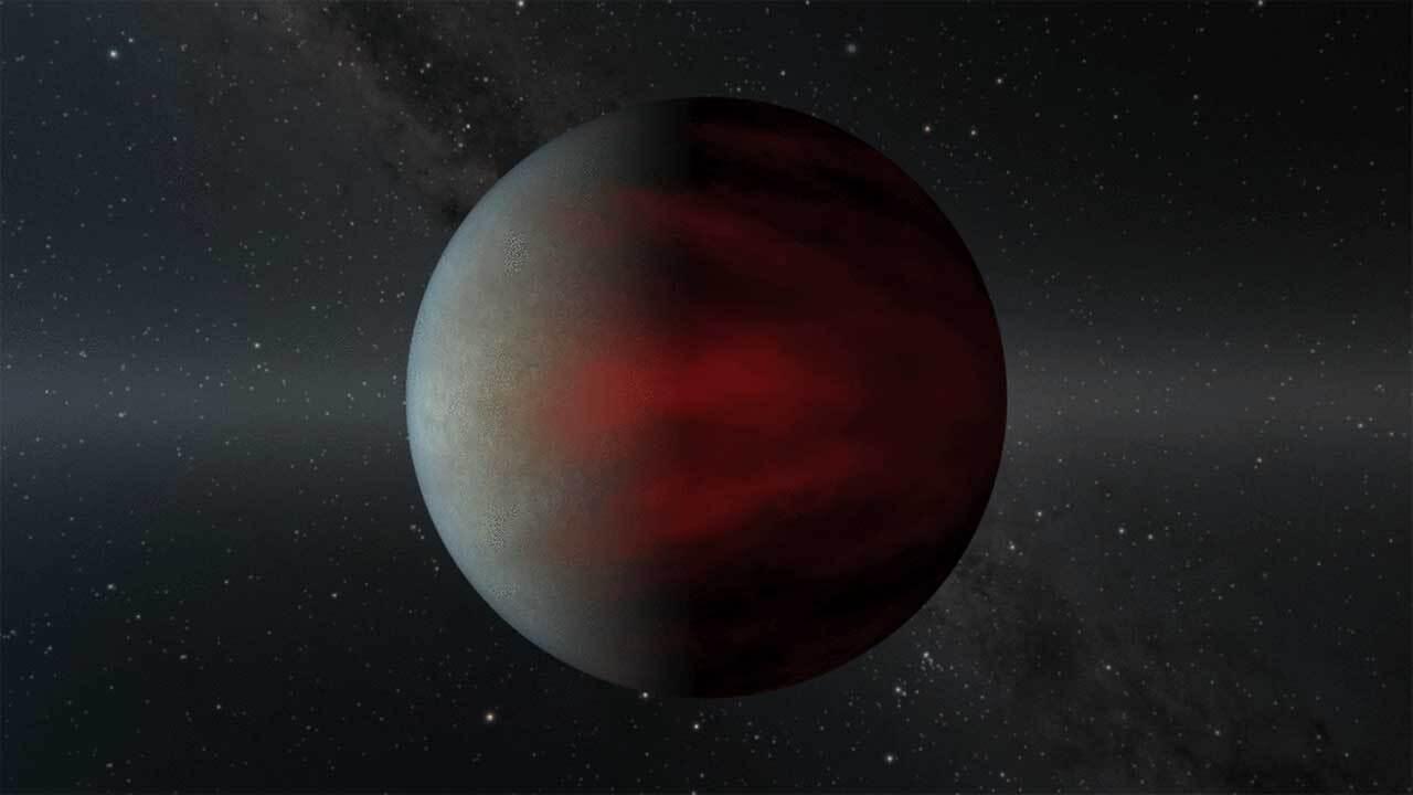 Artist’s Hot Jupiter Rendition