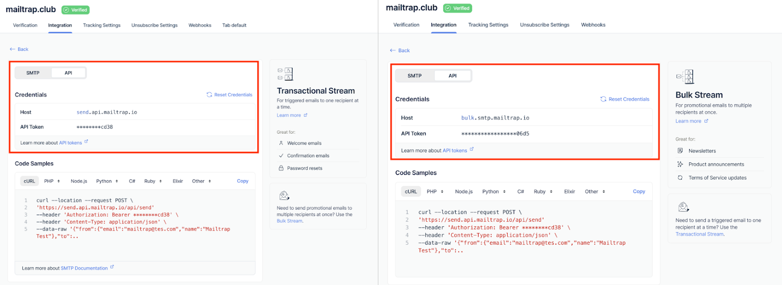 Mailtrap Email Sending API Integration - Mailtrap Knowledge Base