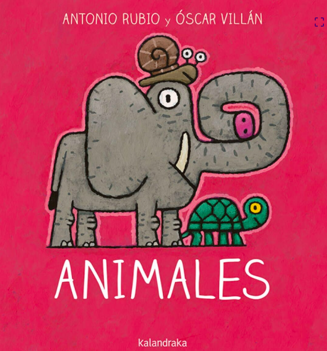 Animales. Libro infantil para niños de 2 años.