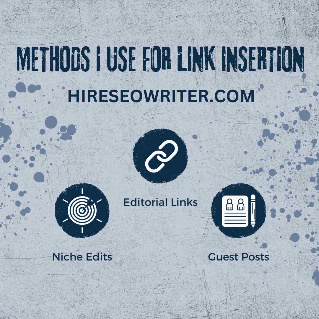 Methods I Use For Link Insertion