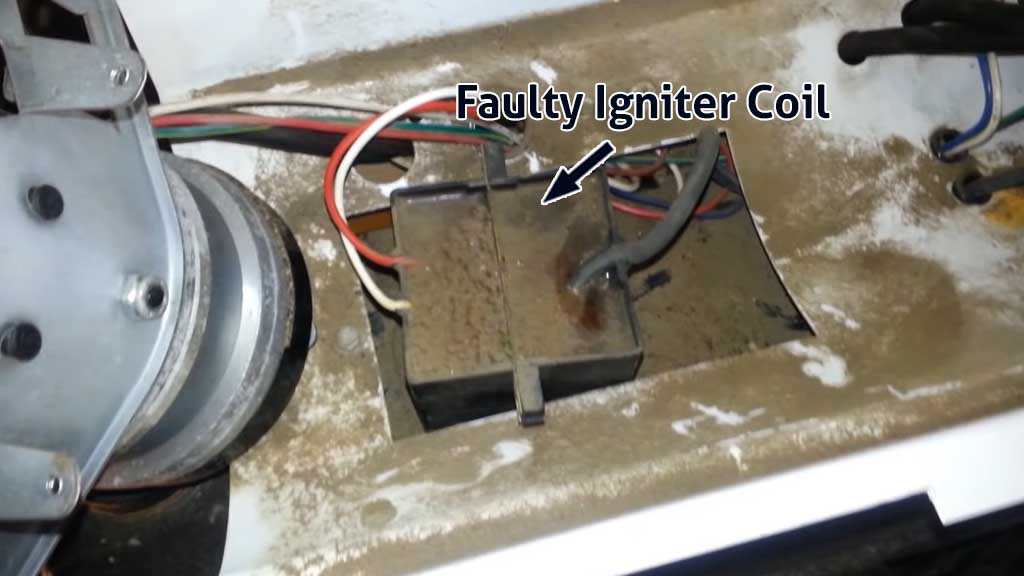 faulty igniter coil of torpedo heater