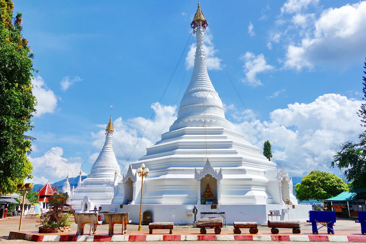 Chùa wat pra ở mae hong son 