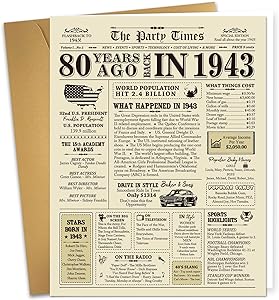 1943 gift card newspaper design