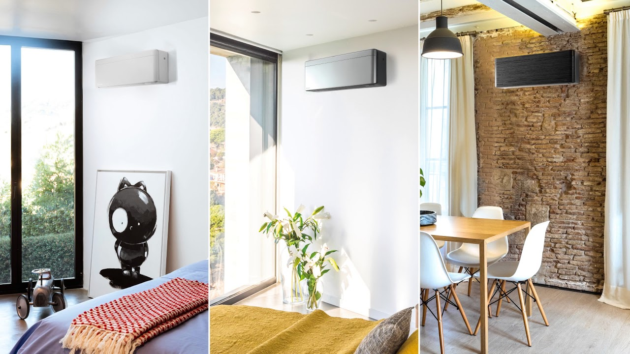 Compact dimensions Wall type indoor unit Daikin Stylish
