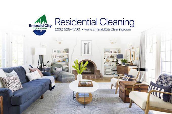 homepage of emerald city cleaning, house cleaning services in seattle