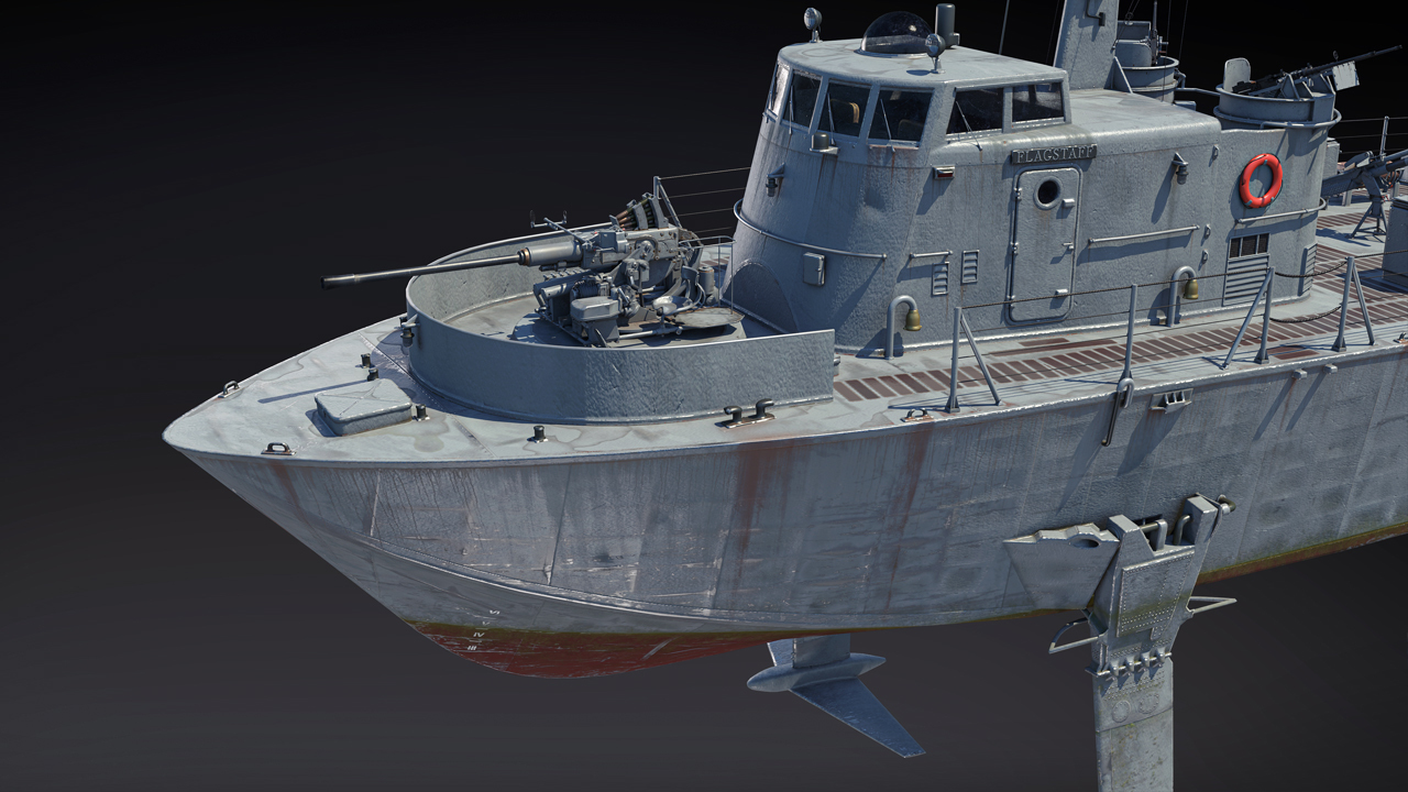 War Thunder USS Flagstaff Sets Sail: A Hydrofoil Speed Demon Joins the Battle Pass!