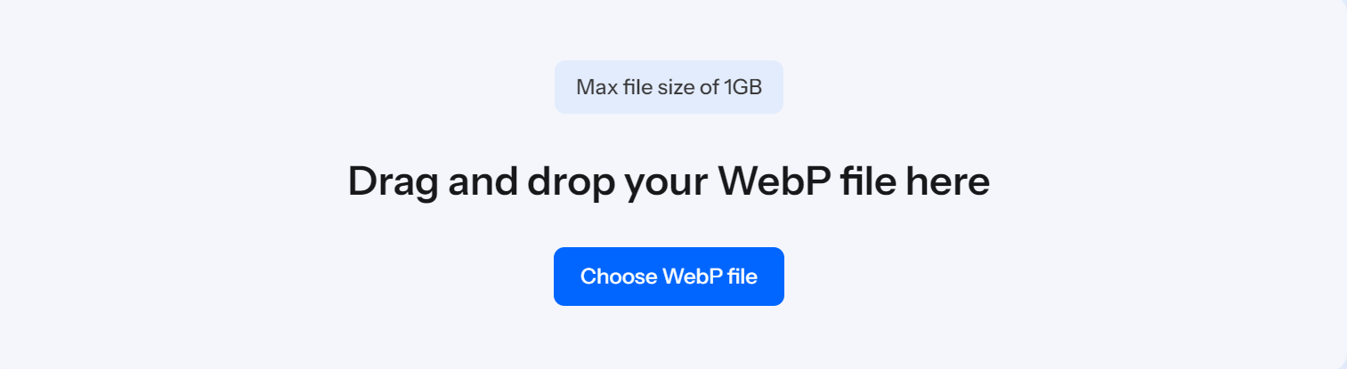 WebP to PNG file converter