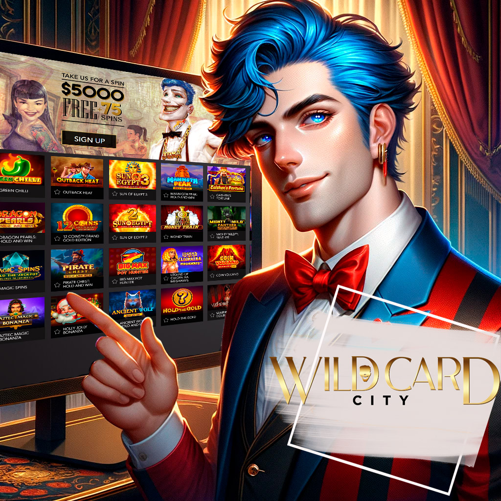 Wild Card City Casino website