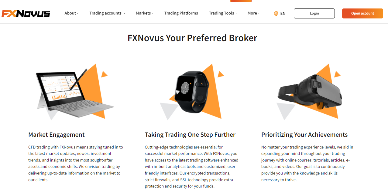 FXNovus provides access to the latest trading software 