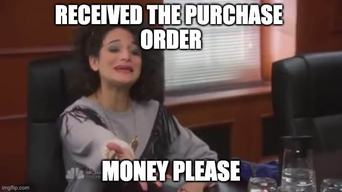 Received purchase order meme - Zenventory