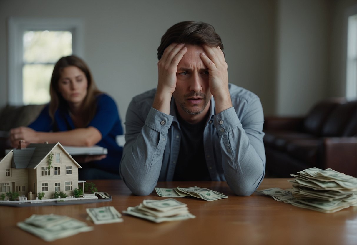 People in foreclosure feel stressed and overwhelmed. They struggle to make mortgage payments and fear losing their homes. They face financial uncertainty and emotional turmoil