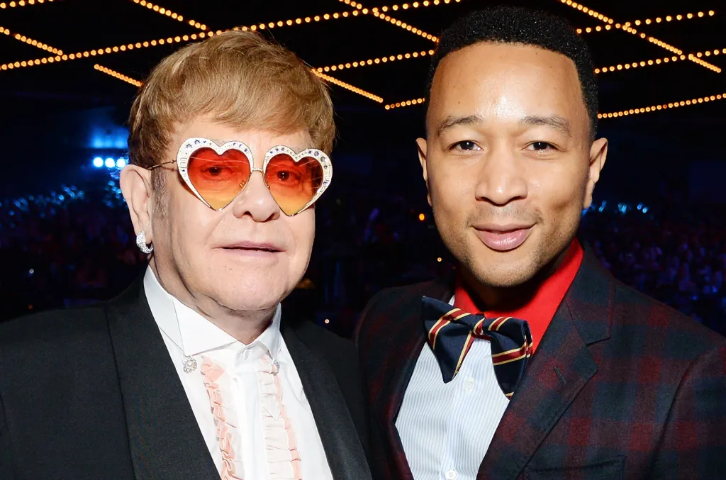 Reprodução: Elton John e John Legend