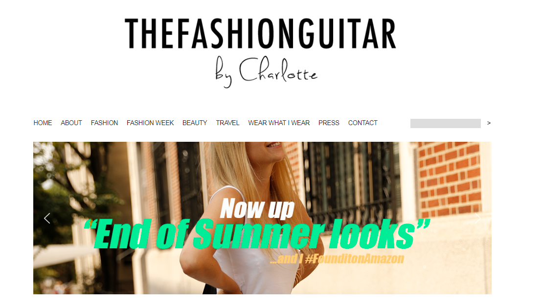 TheFashionGuitar - Blog Homepage