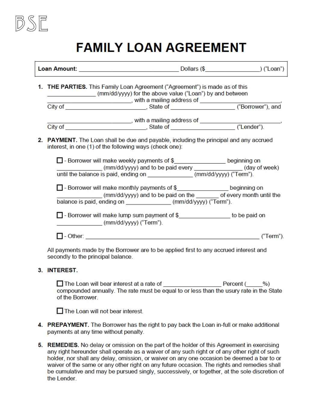 Use a Loan Agreement: Always create an official contract signed by both parties. The IRS requires this to distinguish loans from gifts. Without it, the IRS might consider it a gift subject to gift tax rules.