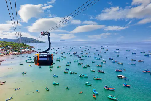 Longest Cable Car ride over Phu Quoc Island