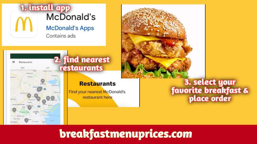 How Do I Order Breakfast From McDonald's? Delivery Procedures through McDonalds app