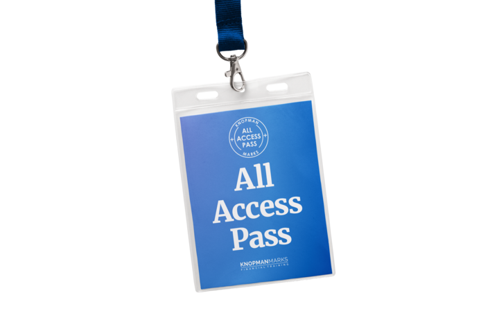 All Access Pass | Knopman Marks Financial Training