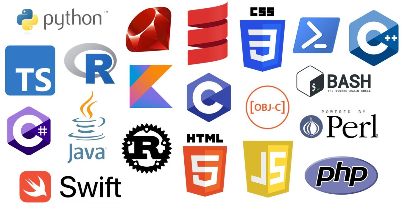 Programming language icons
