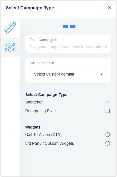 Create-Campaign & Select your  domain for the campaign