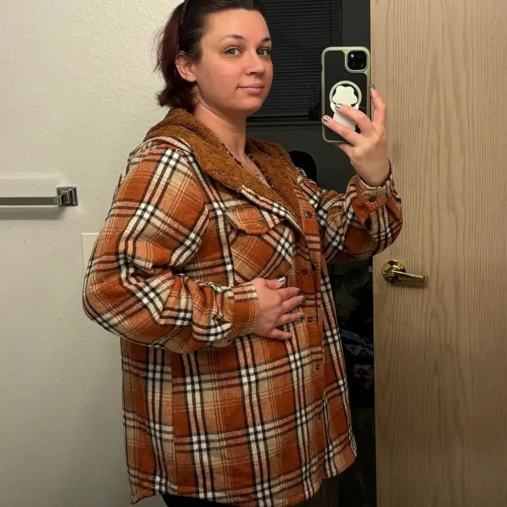 best Flannel Hoodie Jacket for womens