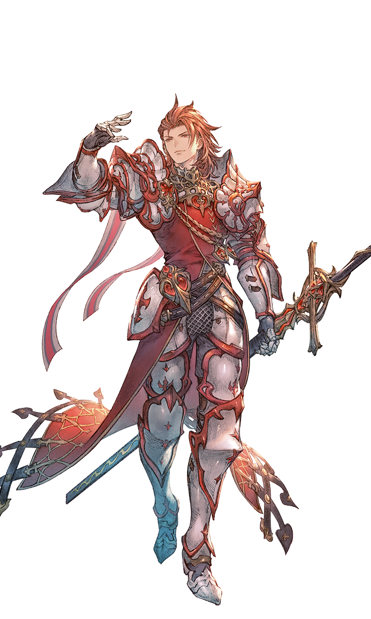 A promotional image of the character Percival from Granblue Fantasy: Relink. 