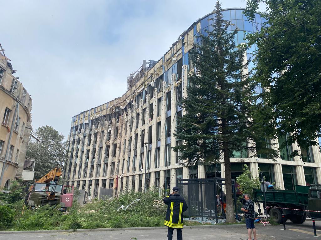 LvivTech.City після ракетного обстрілу