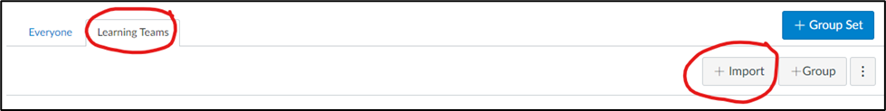 screenshot of group set names in People tab in Canvas