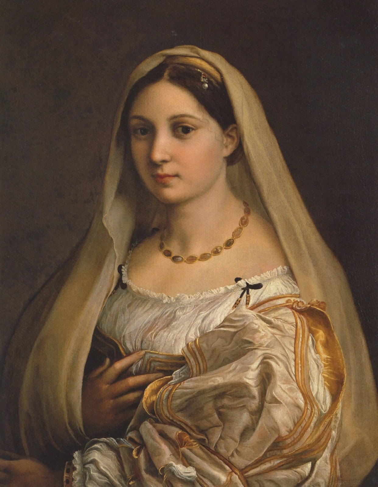 Донна Велата (Женщина под вуалью. Портрет Форнарины. Дама под покрывалом)