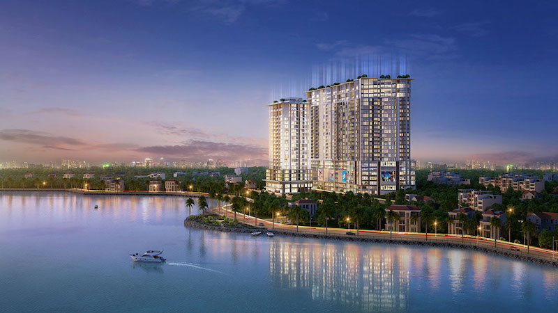 Đường đến Sun Grand City Thụy Khuê