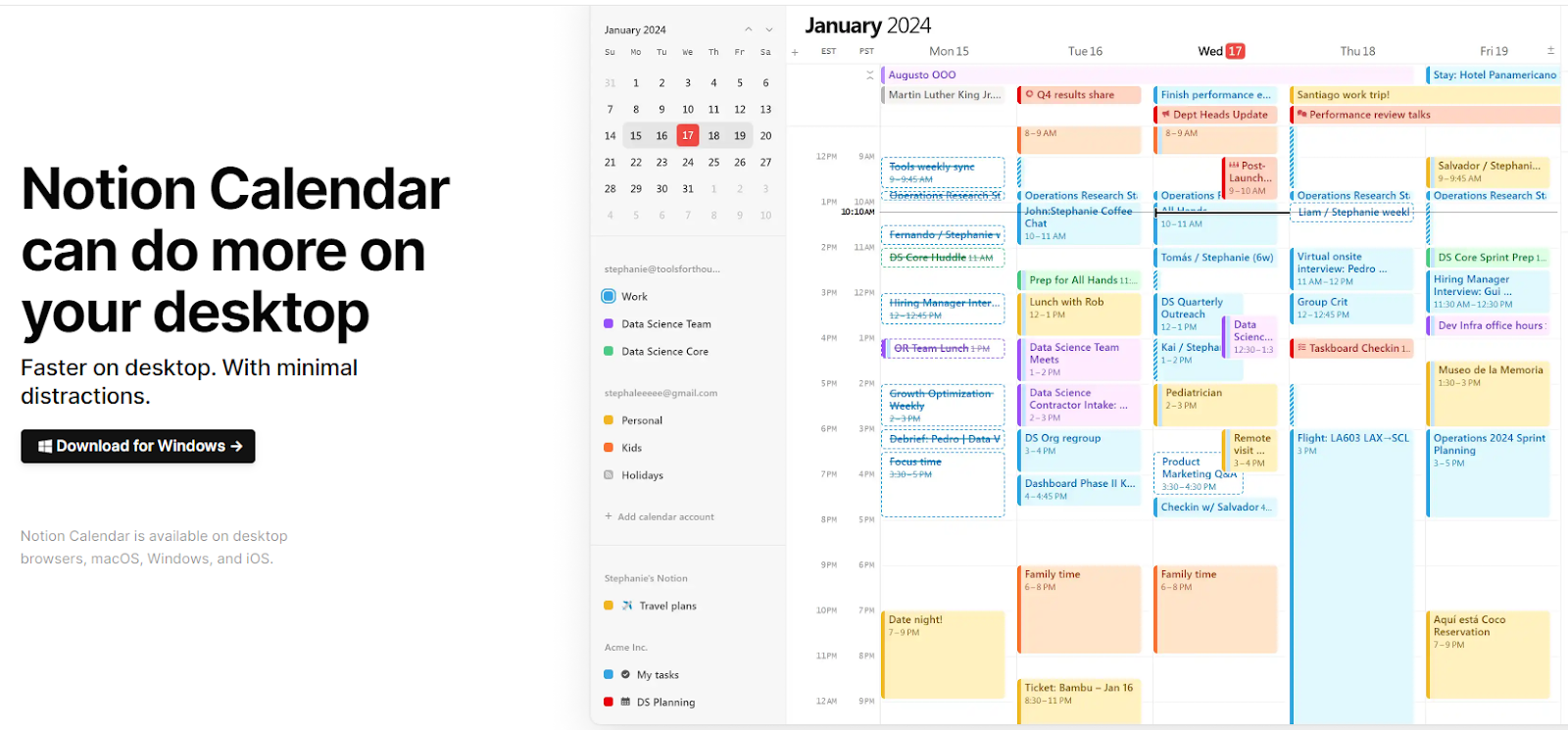 Notion Calendar can do more on your desktop