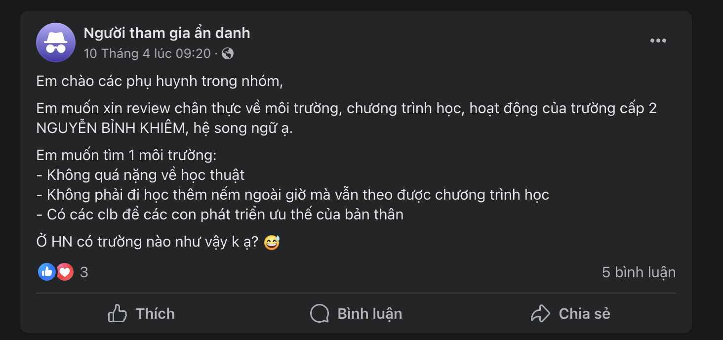 Càng gần thời điểm tuyển sinh lớp 6, phụ huynh càng sốt sắng tham khảo thông tin trên các diễn đàn để chọn trường cho con.