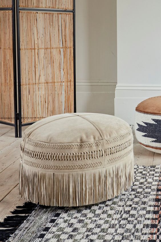 Pouffes and floor cushions
