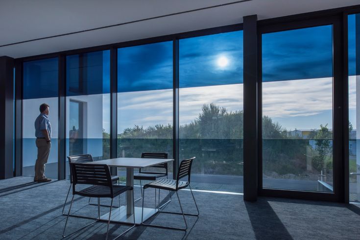Energy-saving smart glass walls. Source: Pinterest. Double-Glazed Demountable Profile - Chiefway.