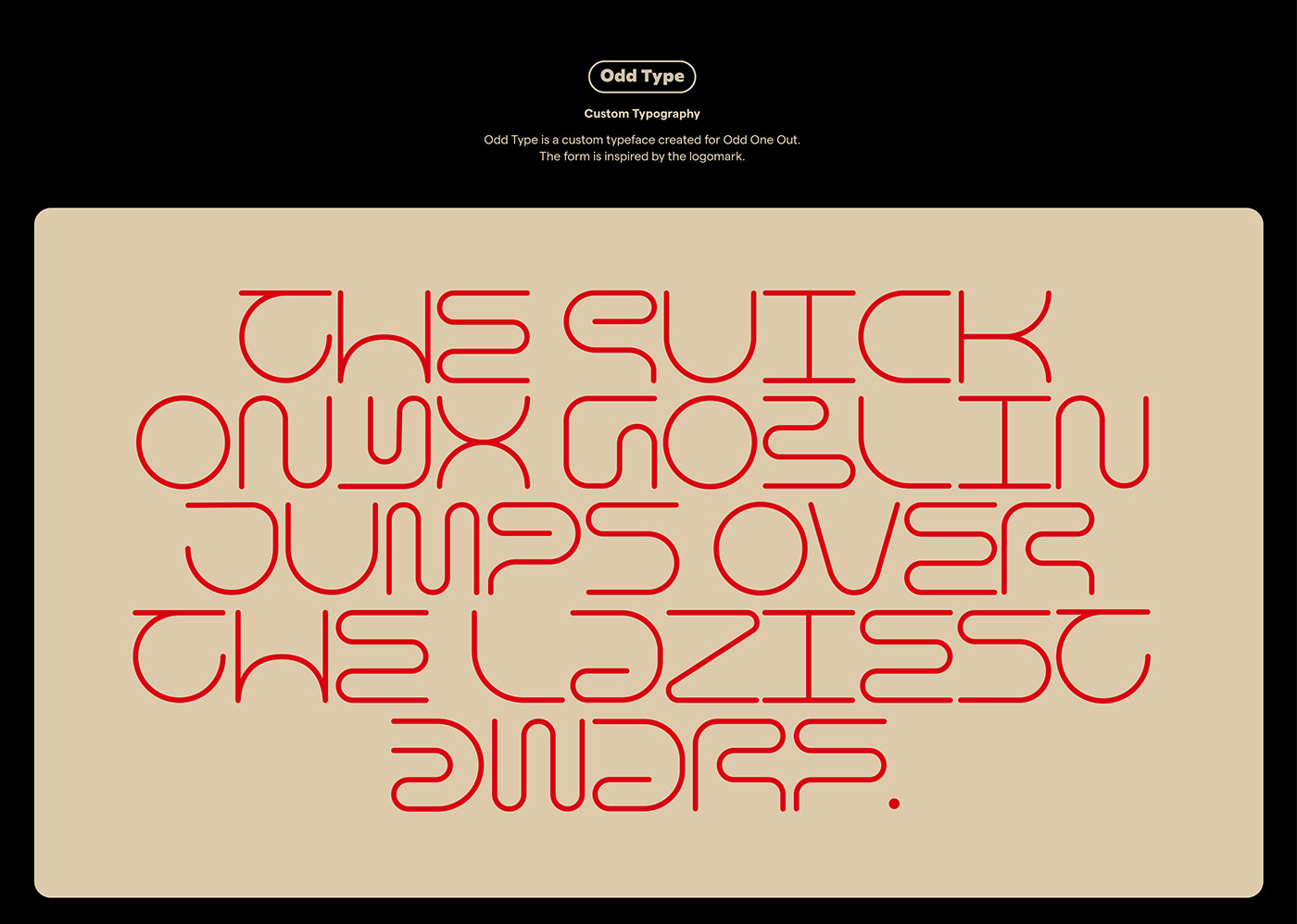 Artifact from the Discover Odd One Out’s Innovative Branding and Visual Identity article on Abduzeedo