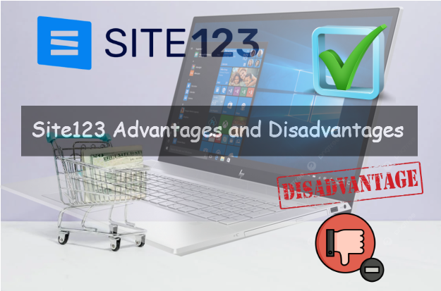 Site123 advantages and disadvantages
