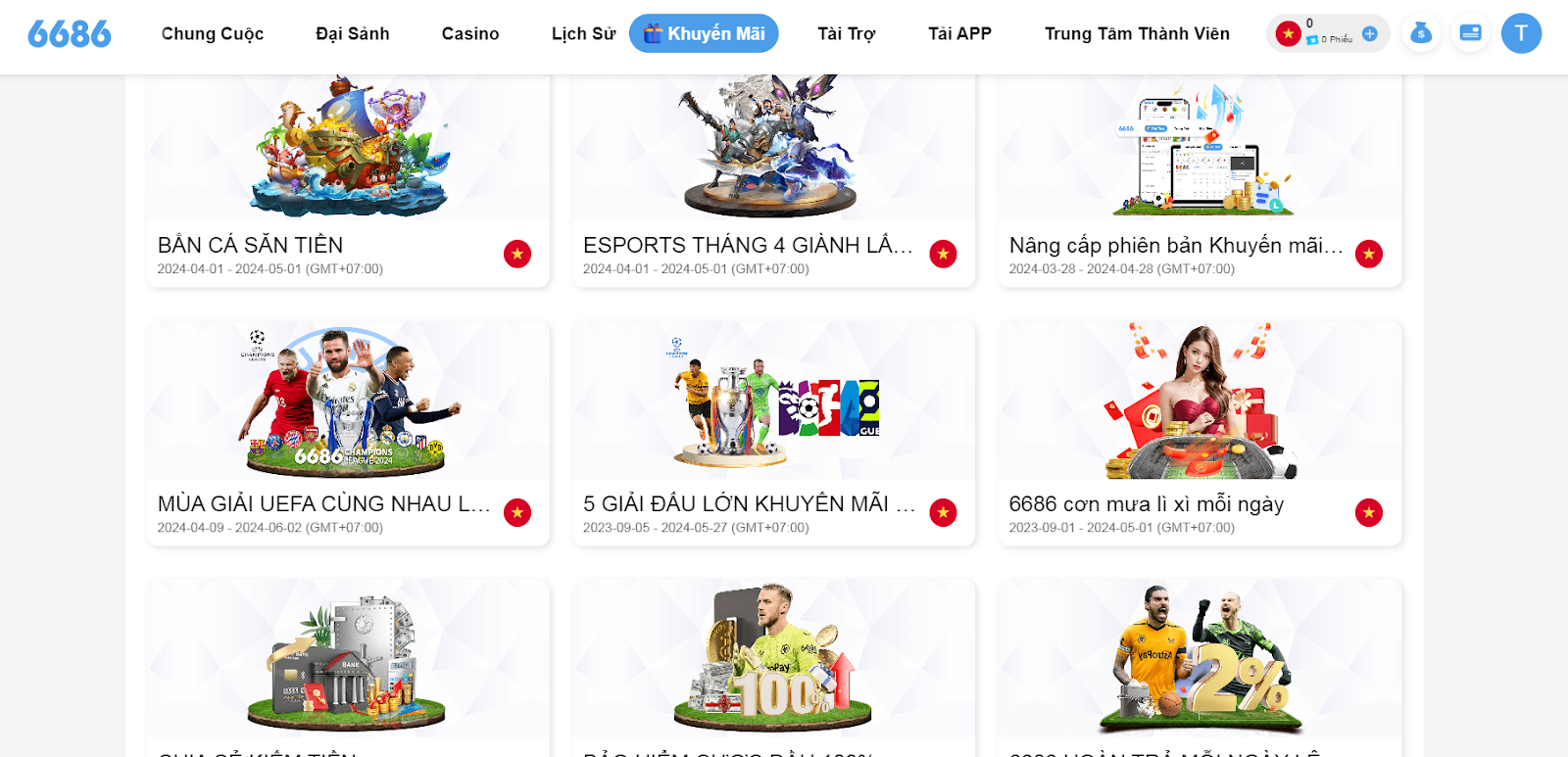 6686 Bet - Điểm đến uy tín cho cược thủ mê game đỏ đen