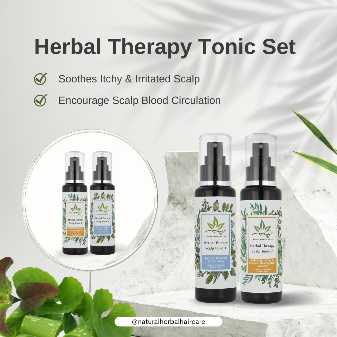herbal therapy scalp tonic collection.