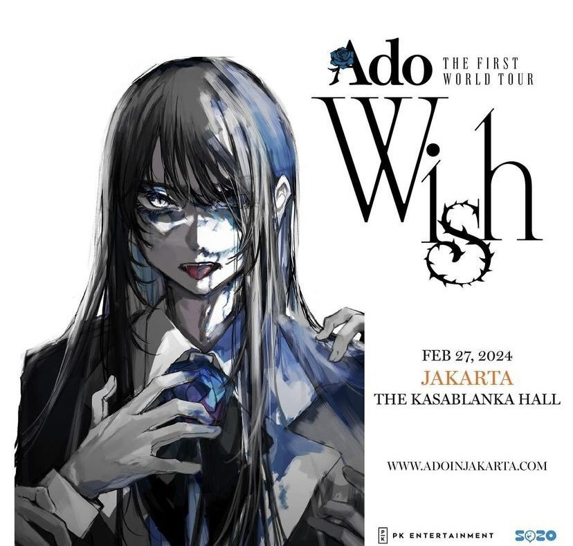 event di februari 2024 Ado The First World Tour Wish