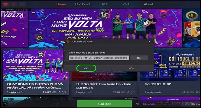 Bước 7 - Hướng dẫn cách tải FIFA Online 4 trên máy tính