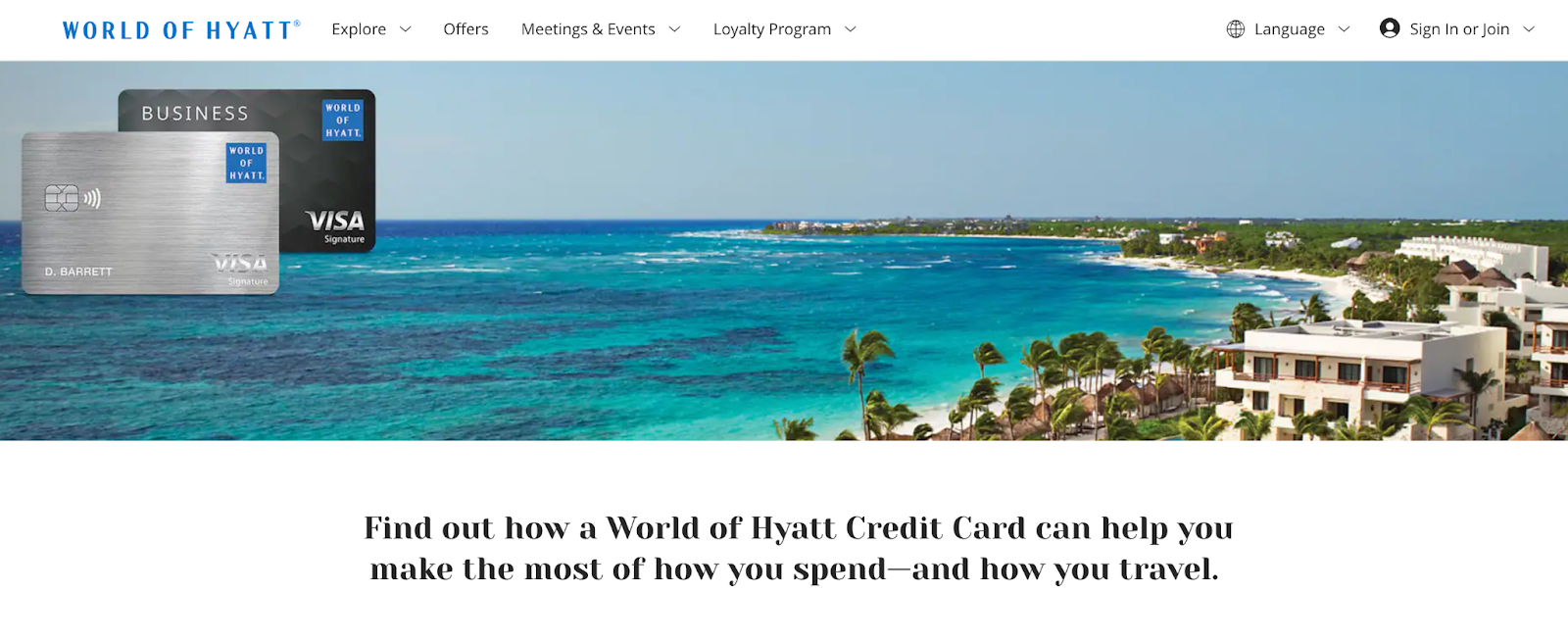 World of Hyatt Credit Card®