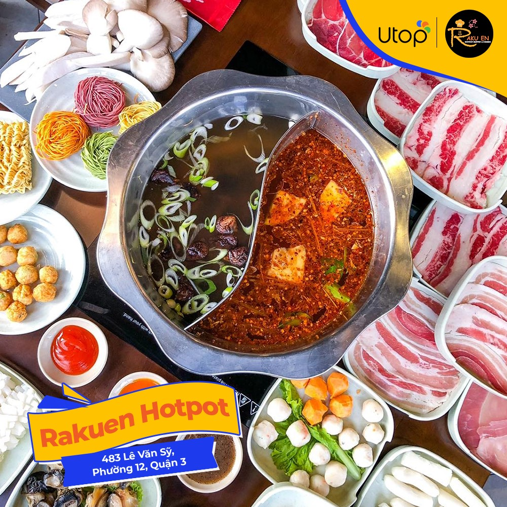 Rakuen Hotpot: Hương Vị Lẩu Đặc Sắc Kèm Ưu Đãi Độc Quyền Từ Utop Mang Lại